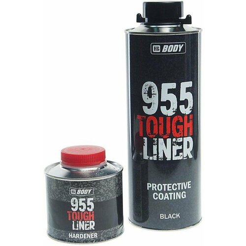 HB BODY 9550200001 Защитное покрытие сверхпрочное черное 06л 955 HB BODY TOUGH LINER отверд отдельно 02л 1131864 2730₽