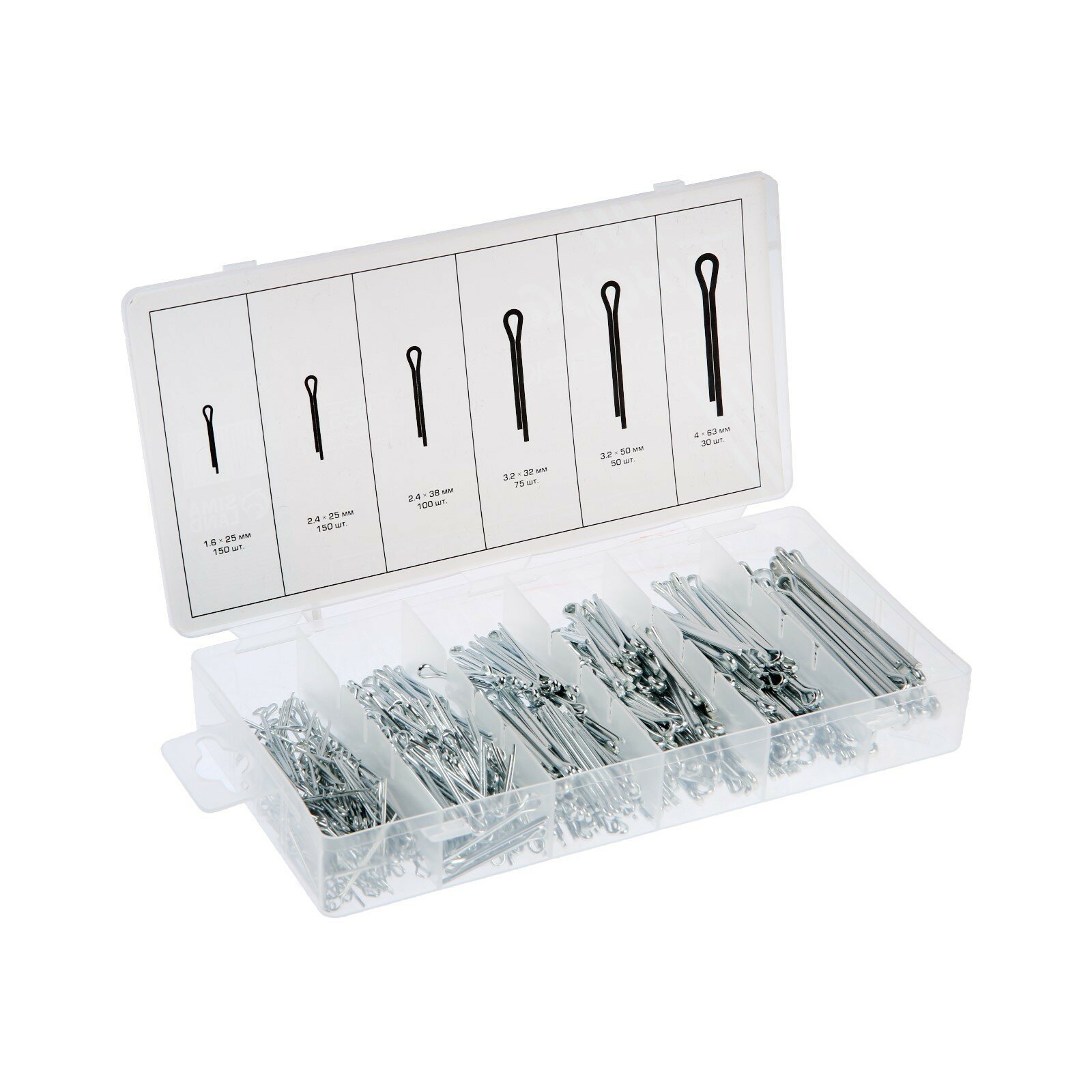 Набор шплинтов тундра krep 555 предметов