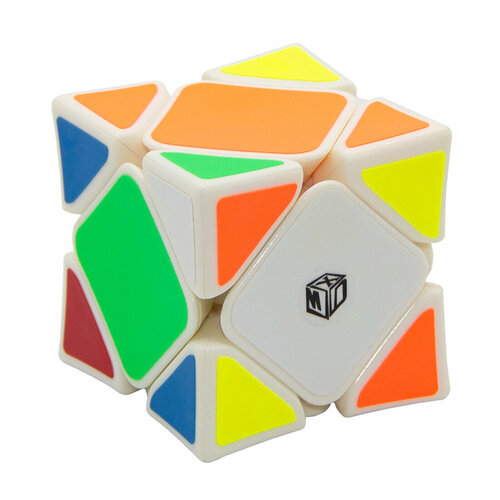 Кубик QiYi MoFangGe Wingy Skewb White (магнитный) головоломка кубик скьюб qiyi mofangge x man skewb wingy magnetic черный пластик головоломка для подарка