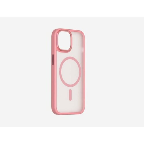 Чехол для Apple iPhone 15 Pro Max 6.7" Momax Dynamic metal magnetic protective case - Pink розовый