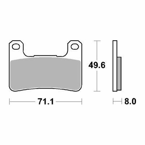 Тормозные колодки AP Racing LMP406 SF (FDB2204/FA379/FDB2178) для SUPERSPORT передние
