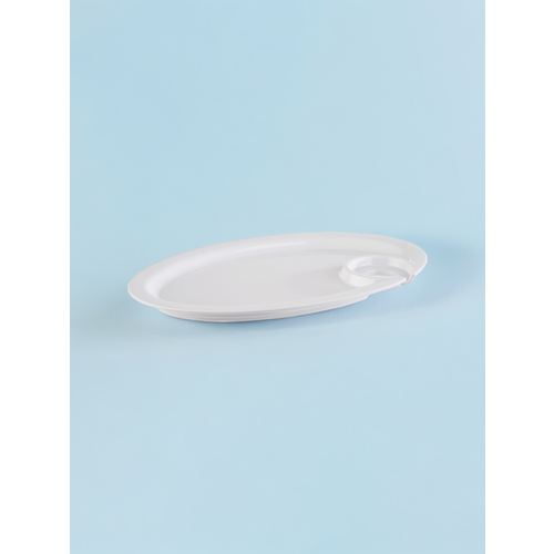 Блюдо с прорезью для бокала APS пластиковое 22x14 см 1950₽