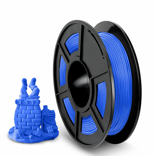 Филамент NVPRINT TPU Blue для 3D печати диаметр 175мм длина 165 метров масса 05 кг 2691₽