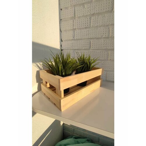 Декоративный ящик для флористики 34х20х12 см 520₽