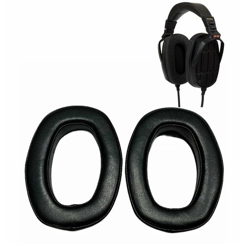Амбушюры MyPads из натуральной овечьей кожи 100% для наушников KOSS ESP950 A250 A130. черный