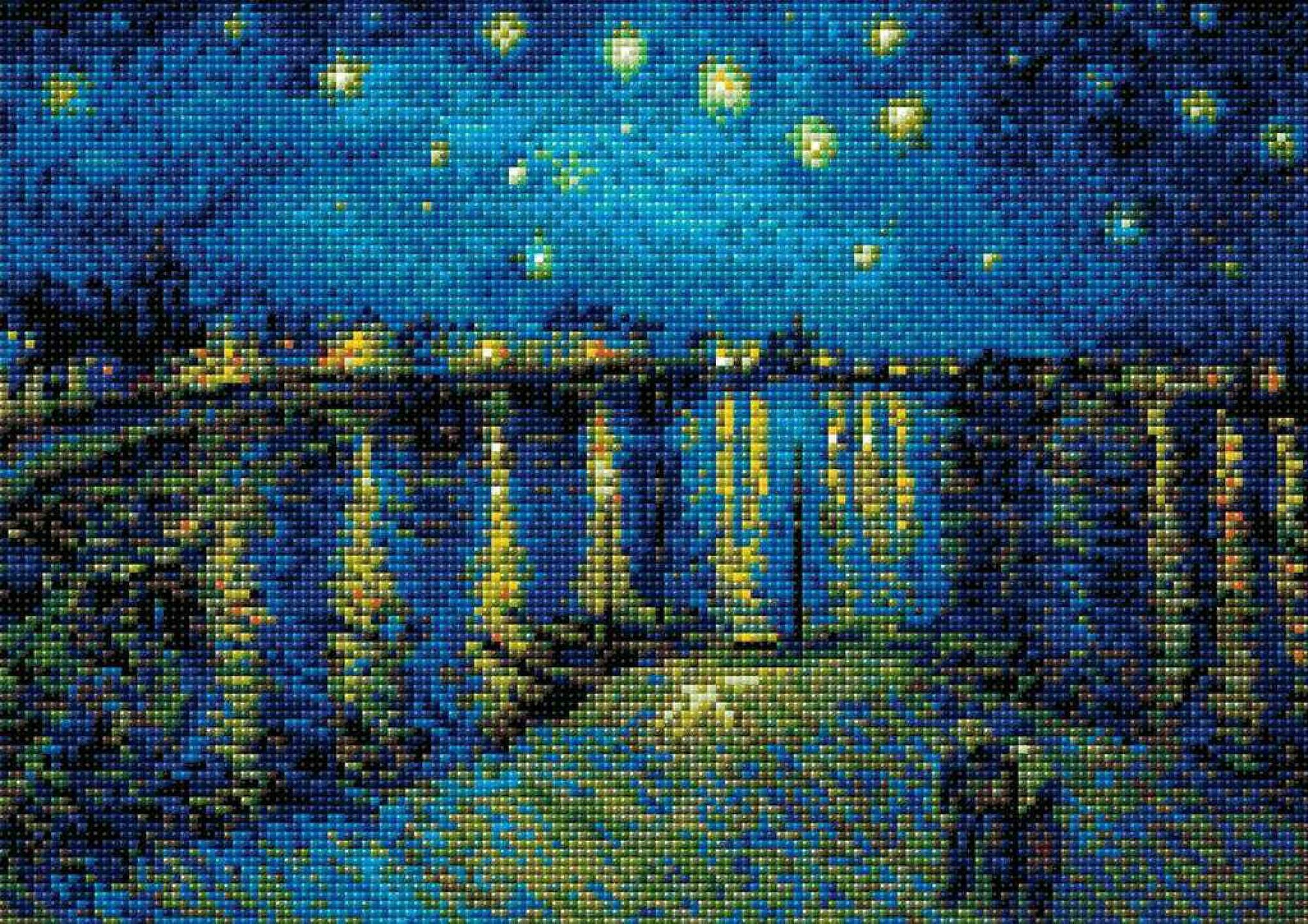 Мозаичная картина Сотвори сама риолис Звездная ночь над Роной, 38*27см, 1шт
