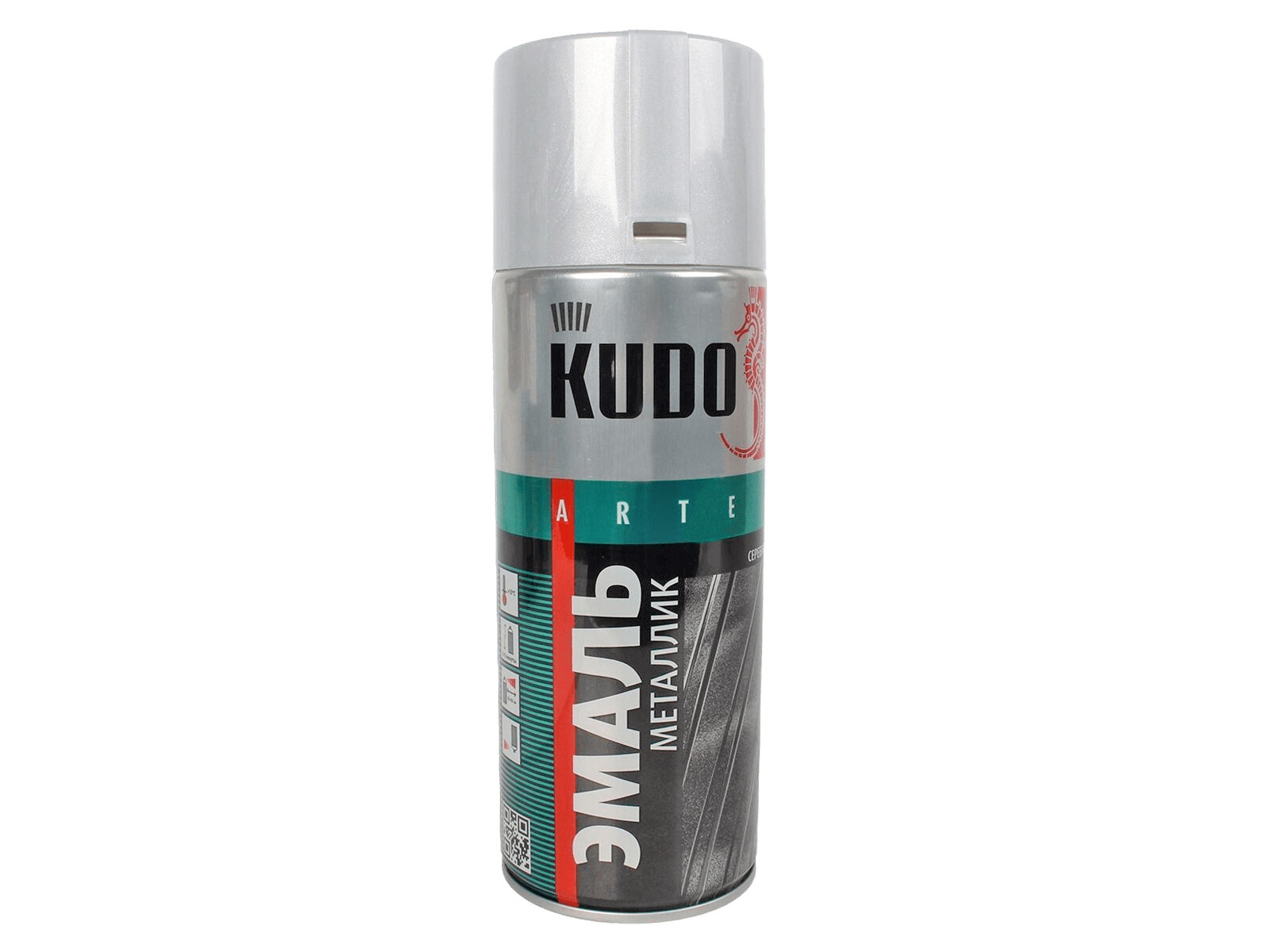 Эмаль универсальная Kudo серебро, KU-1026