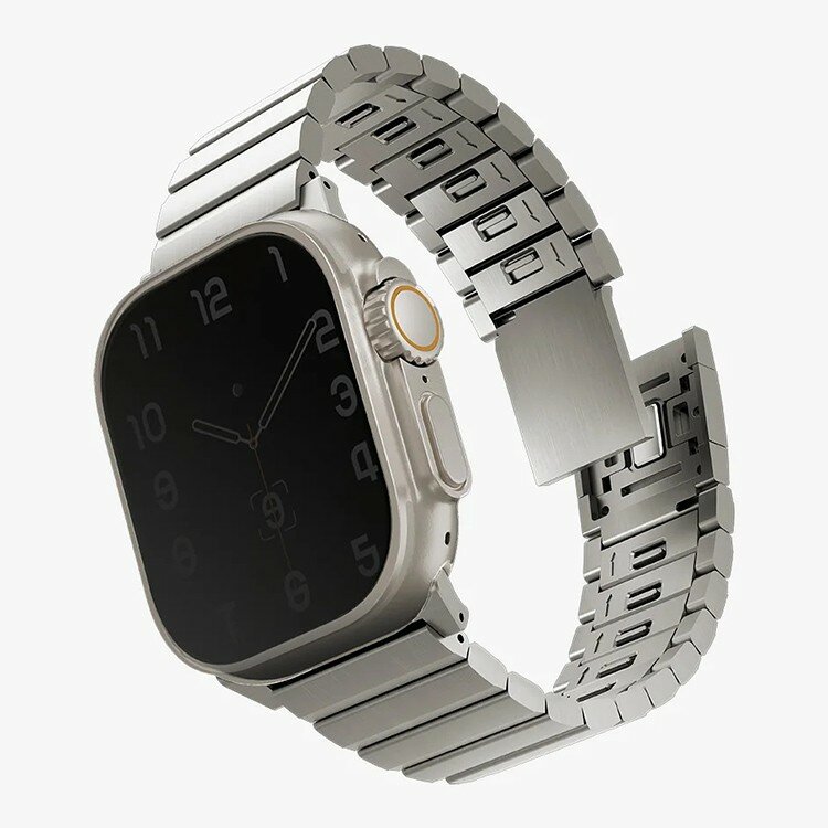 Uniq Strova MAG стальной ремешок для Apple Watch 49/46/45/44 мм, серебристый