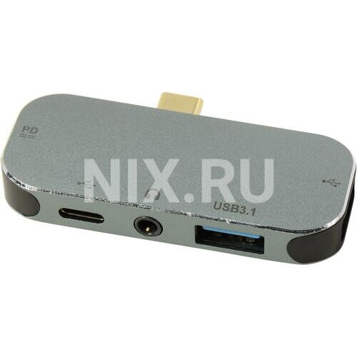 Концентратор USB 3.1+CR+LAN Ks-is KS-763