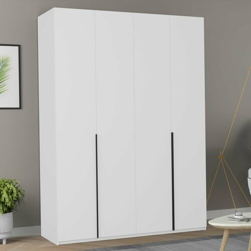 Четырехстворчатый шкаф Чарльз 24 белый (Мебелидоманет)