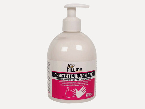 Изображение товара Очиститель для рук с абразивом 500 мл флакон с дозатором FILL INN FL142