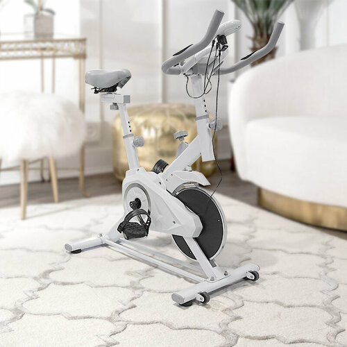 Профессиональный велотренажер для дома и спортзала с дисплеем сердечного ритма и держателем для мобильного телефона 19980₽