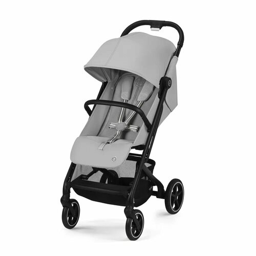 фото Коляска прогулочная cybex beezy fog grey, с бампером и дождевиком