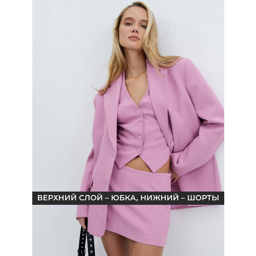 фото Шорты toptop, размер m, розовый