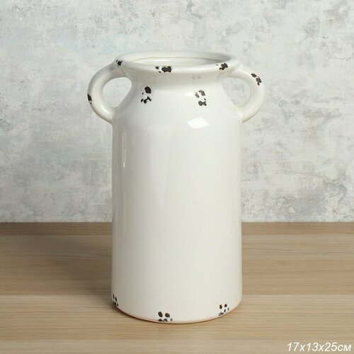 Ваза керамическая 25х17х13 см с ручками Прованс 1175₽