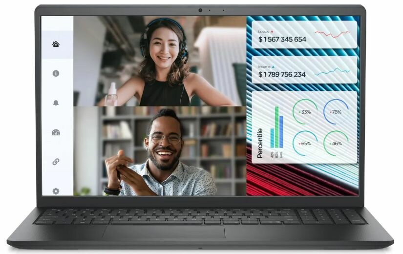 Ноутбук DELL 15.6 Vostro 3520 Black (3520-3820)