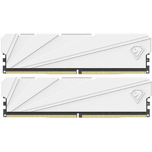 Оперативная память NETAC Shadow S NTSSD4P32DP-32W DDR4 - 2x 16ГБ 3200МГц DIMM White Ret 22175₽