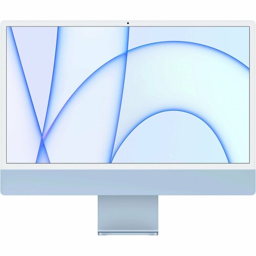 Моноблок Apple iMac A2438 24 Retina Apple M1 8 core DDR4 8ГБ SSD 256 Apple macOS синий mgpk3ca 14999000₽