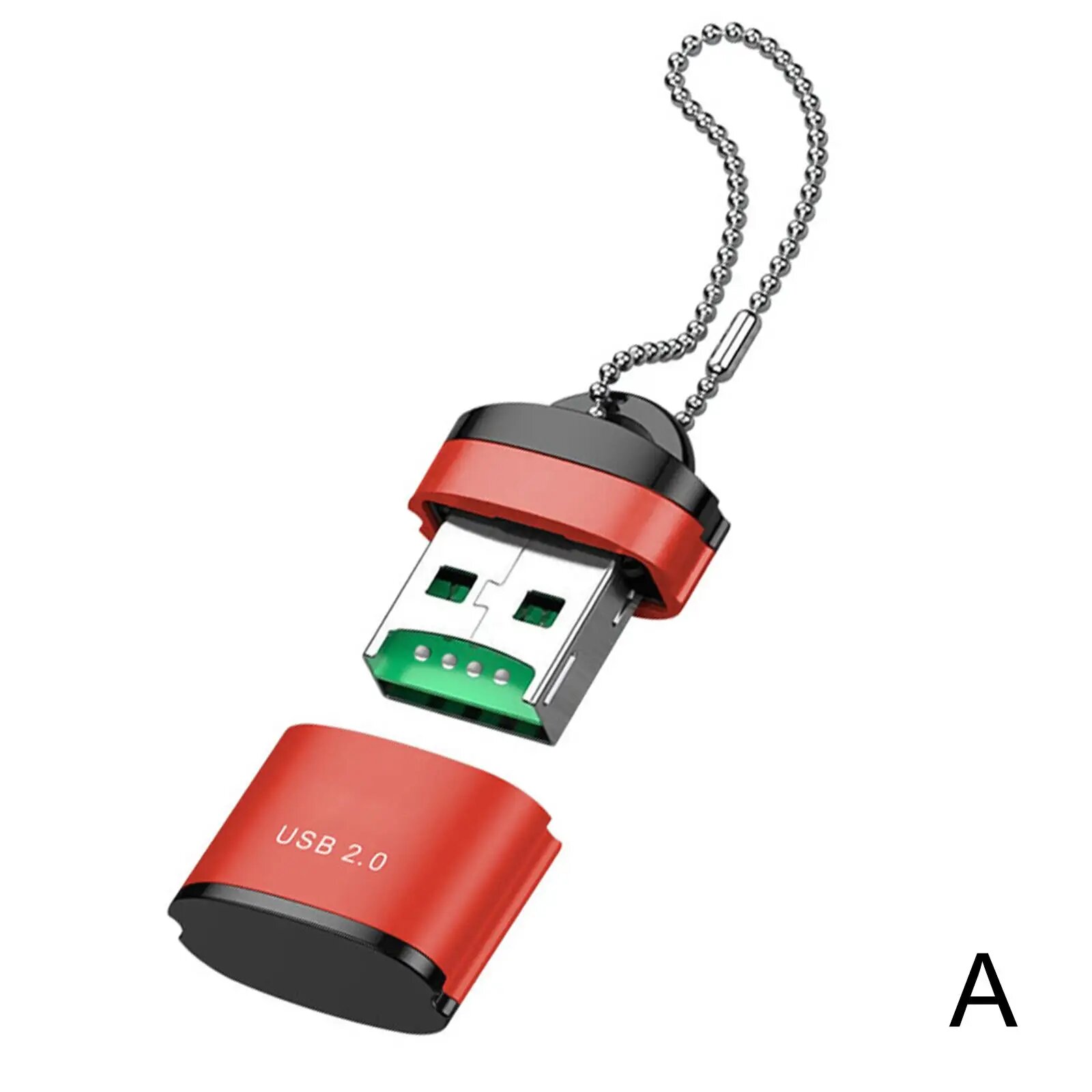 Мини-кардридер для Tf карт, Суперскоростной Usb 2,0 Tf кардридер, адаптер для ноутбука, аксессуары, Red
