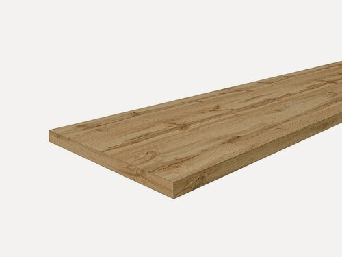 Изображение товара Столешница Hard-38 кромка с 4-х сторон Прямая, Дуб натуральный, 38*3000*600 мм