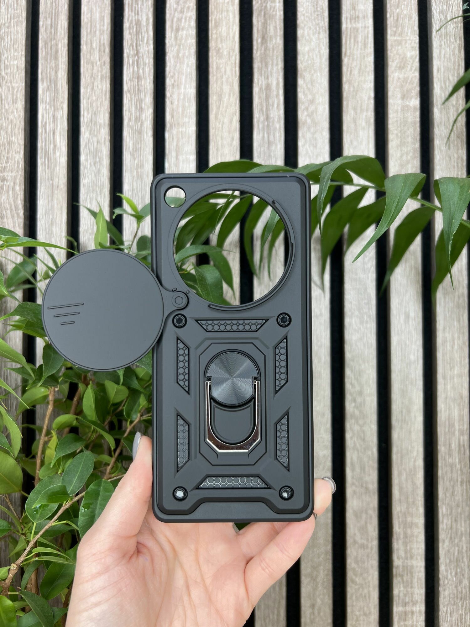Чехол противоударный armors на Infinix Zero 40 / Инфиникс Зеро 40 с защитой камеры (Черный) — фото 1