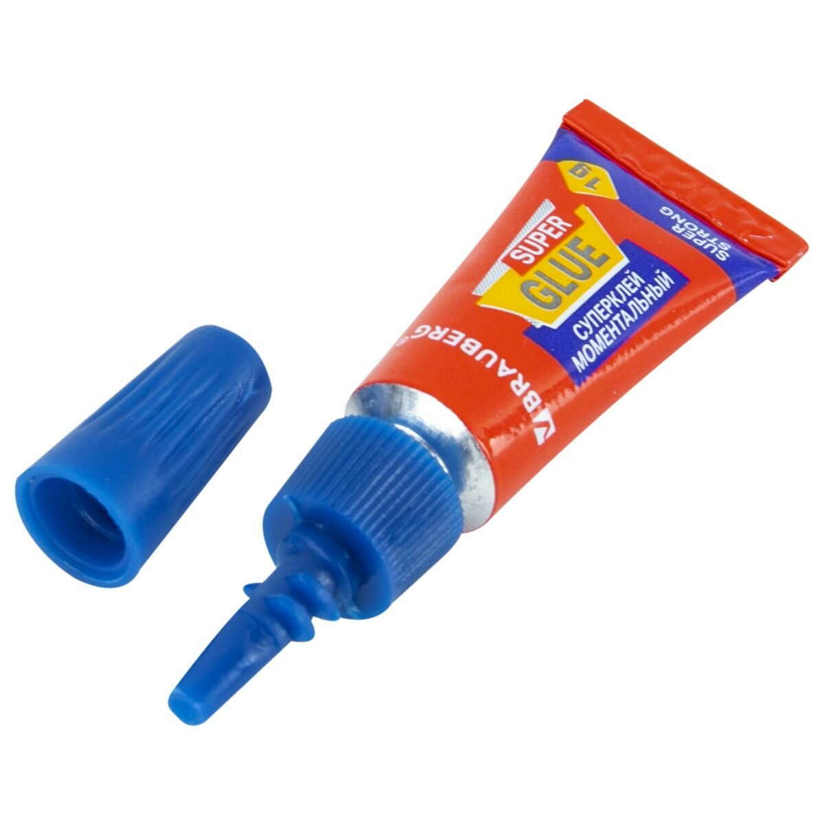 Клей универсальный Brauberg Extra, 1г, моментальный, суперпрочный, набор 6шт. (608109)