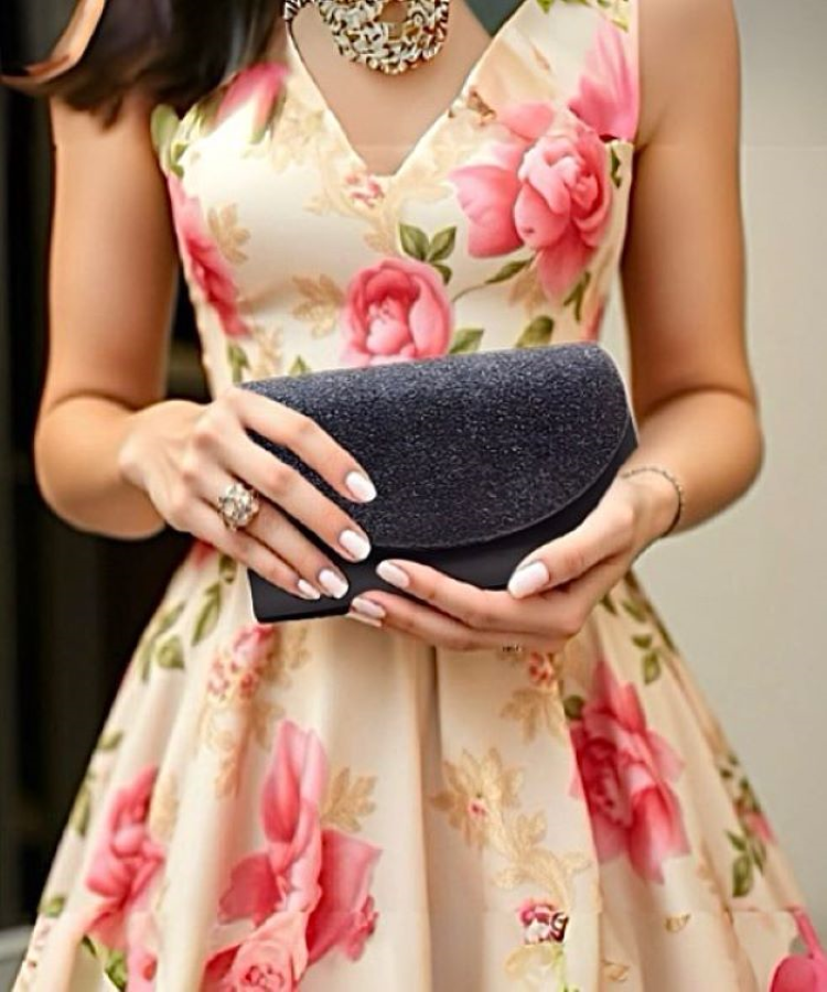 Сумка клатч World of Accessories, фактура зернистая, черный — фото 1