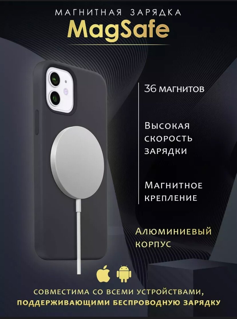 Подарочный набор 6в1 - Смарт Часы S9 Max/A. Pods 3/MagSafe внешний аккумулятор/MagSafe Зарядка/Адаптер 20W/Кабель Lighting/ Совместим с iOS и Android — фото 1