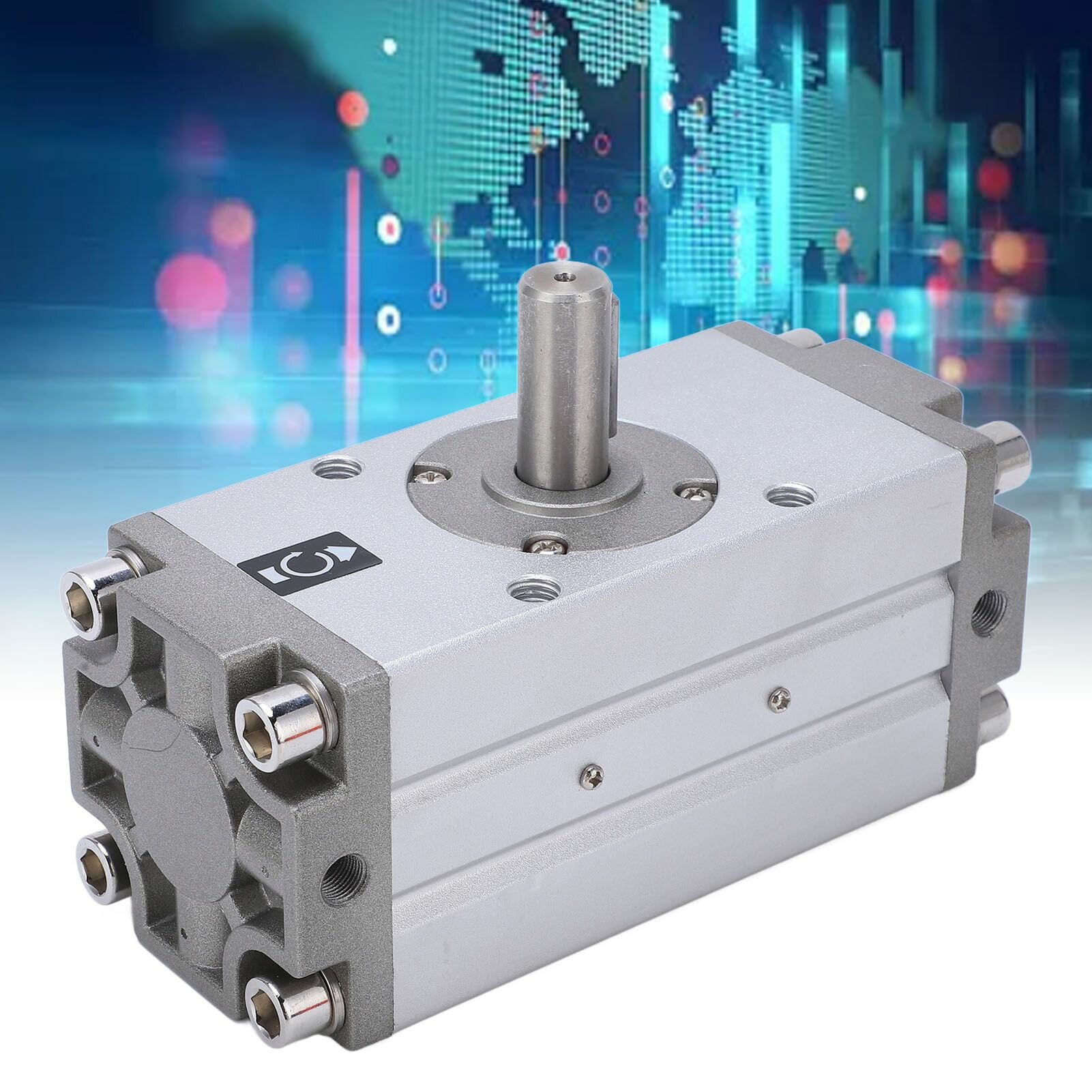 Пневматический поворотный цилиндр металлическая высокая твердость износостойкость пневматический вращающийся воздушный цилиндр CDRA1BS63 90C