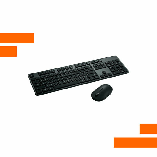 Клавиатура и мышка беспроводная Xiaomi Mijia Wireless Set 2 WXJS02YM Black 3999₽