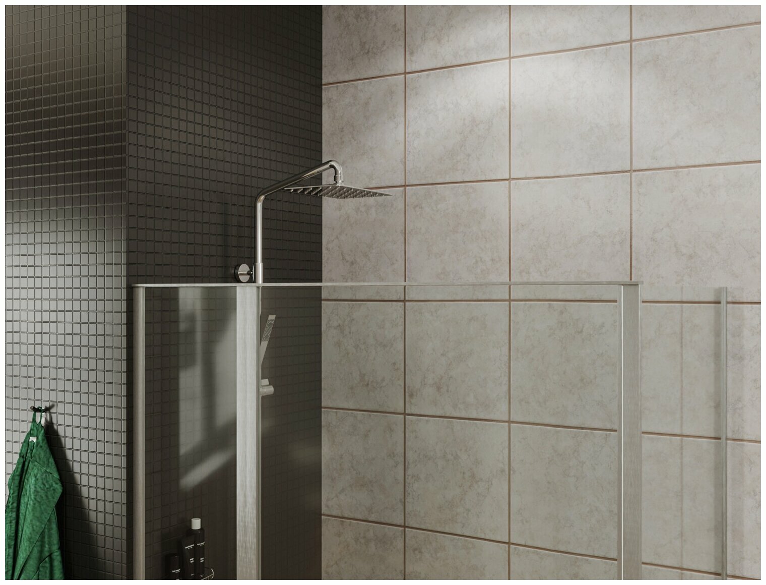 Душевой уголок Allen Brau Priority 140x90 3.31010.00 + 3.31016.00 - фото №4