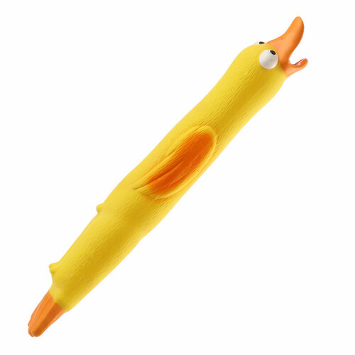 Игрушка для собак из латекса от бренда Triol "Утка хрустящая", 28см