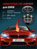 Эмблема багажника БМВ/BMW 82 мм 51 14-8132 375 черная с черным ос...