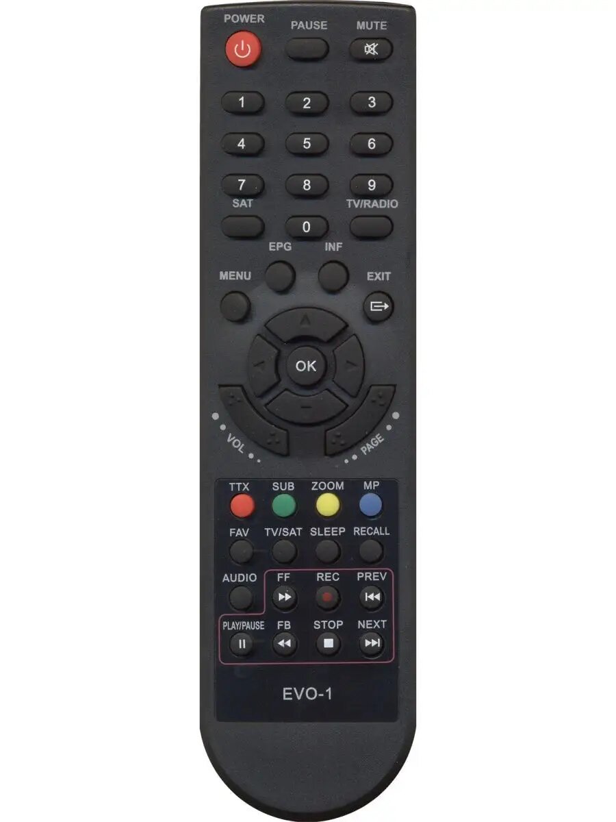 HOB568 Пульт Huayu телекарта EVO-1, Energy E1 для ресивера