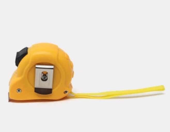 Рулетка метр металлическая 5м с фиксатором — фото 1
