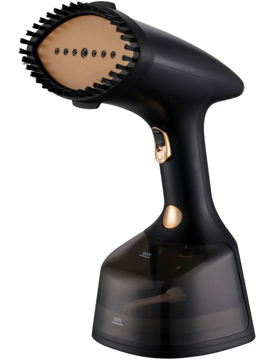 Ручной отпариватель Hyundai H-HS01820, 1800Вт, черный, золотистый