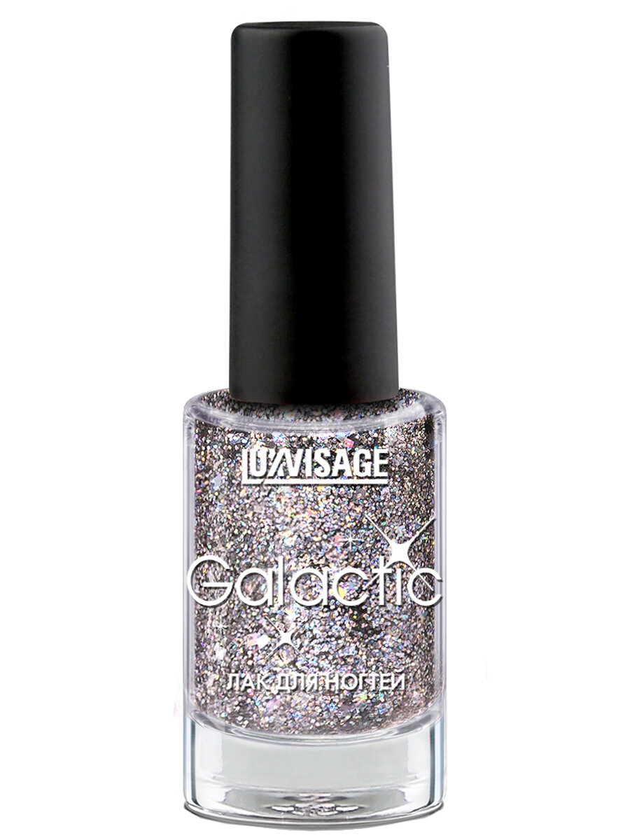 Лак для ногтей Galactic с блестками, тон 216, 9 г, LUXVISAGE.