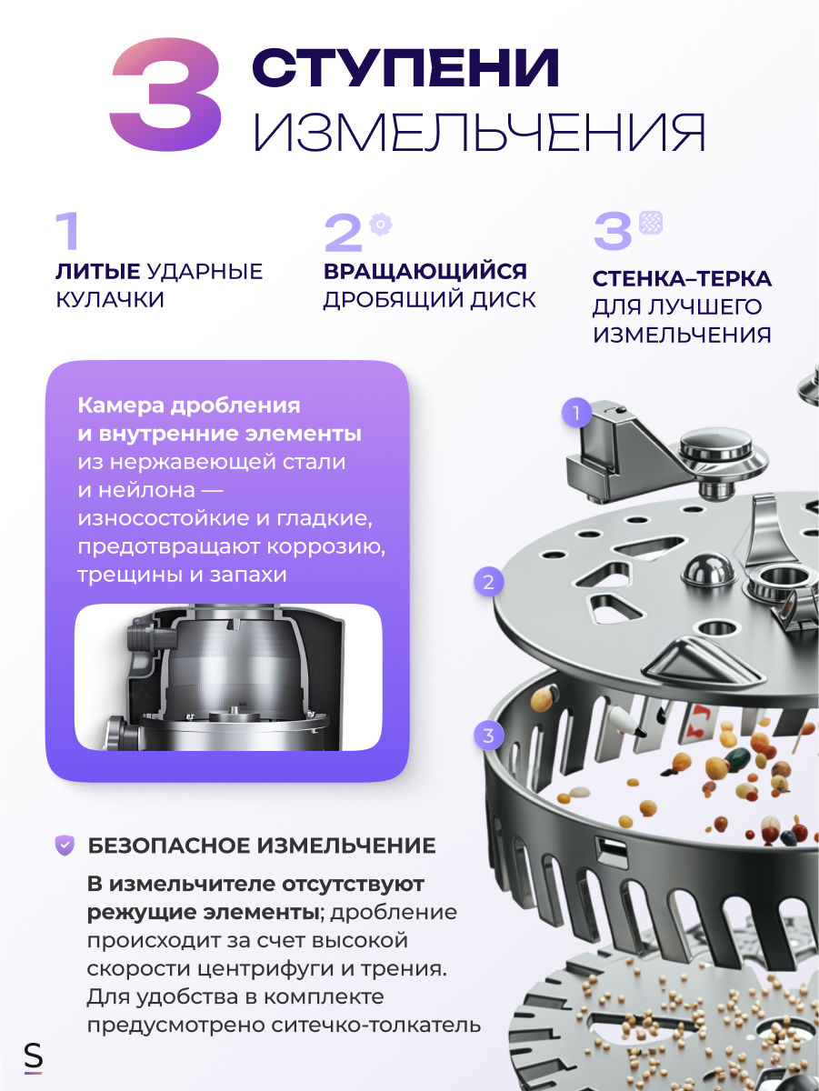 Измельчитель бытовых отходов STOEWER штоер D-390 MAX с модулем дистанционного управления — фото 1