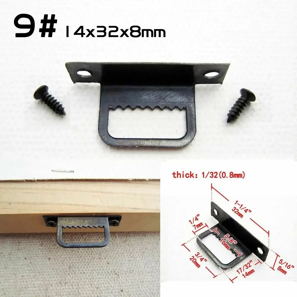 Крючки для фоторамок набор из 25 штук 9 14x32x8mm