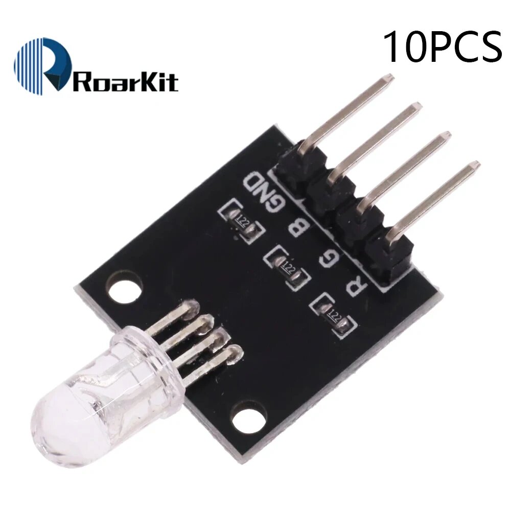 Умная электроника FZ0455, 4 контакта, KEYES KY-016, 3 цвета, 3 цвета, RGB, светодиодный сенсорный модуль для Arduino, набор для самостоятельного изготовления, KY016, 1 шт, 10PCS