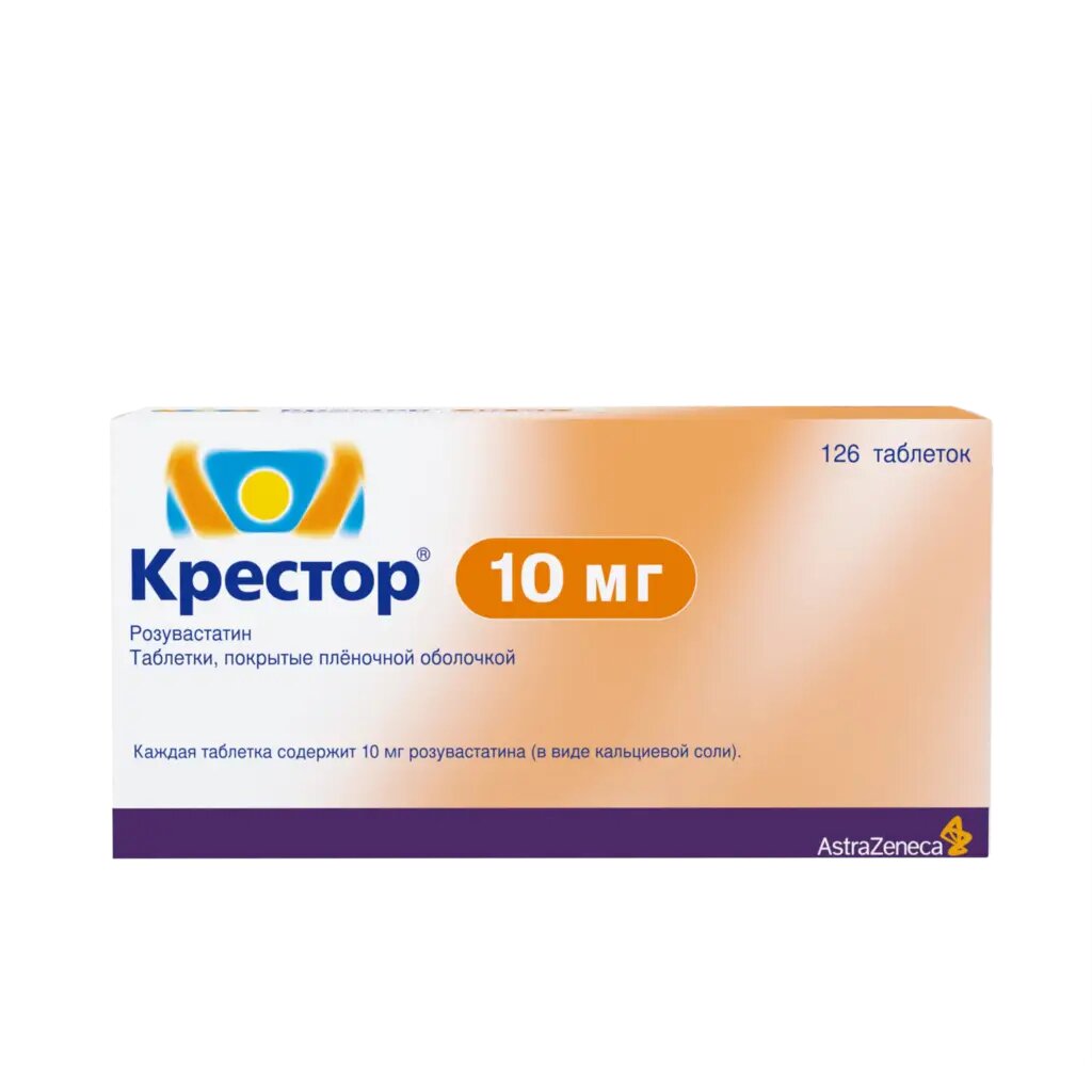 Крестор таблетки покрыт. плен. об. 10 мг 126 шт
