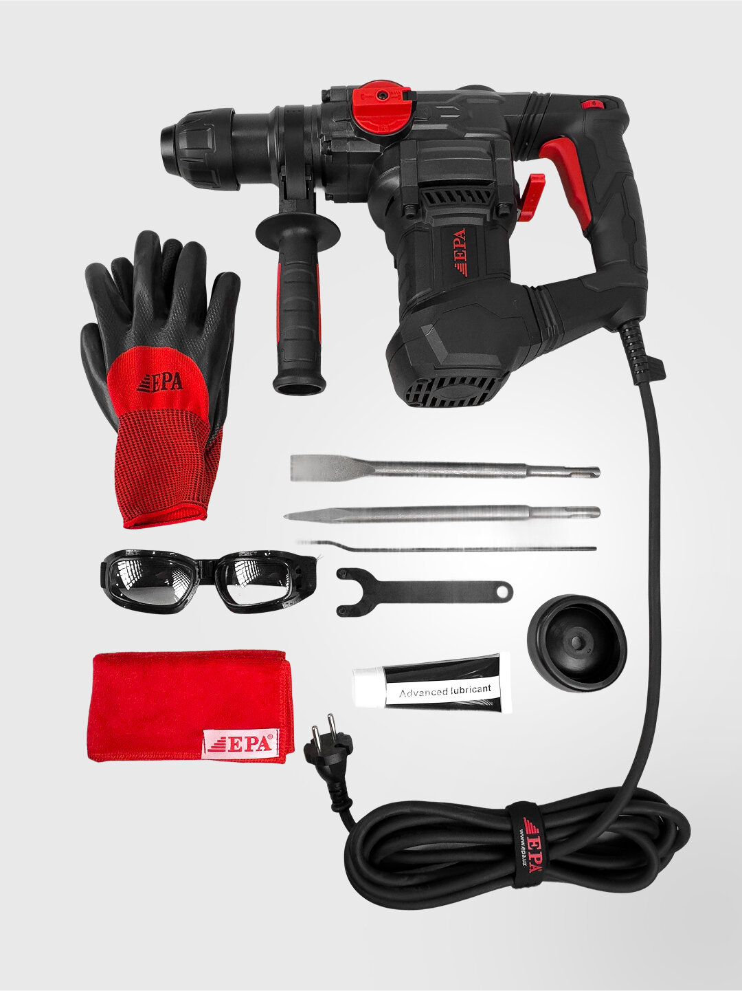 Перфоратор EPA "EEP-32-3", 1500Вт, SDS-Plus, защита от перегрузок — фото 1