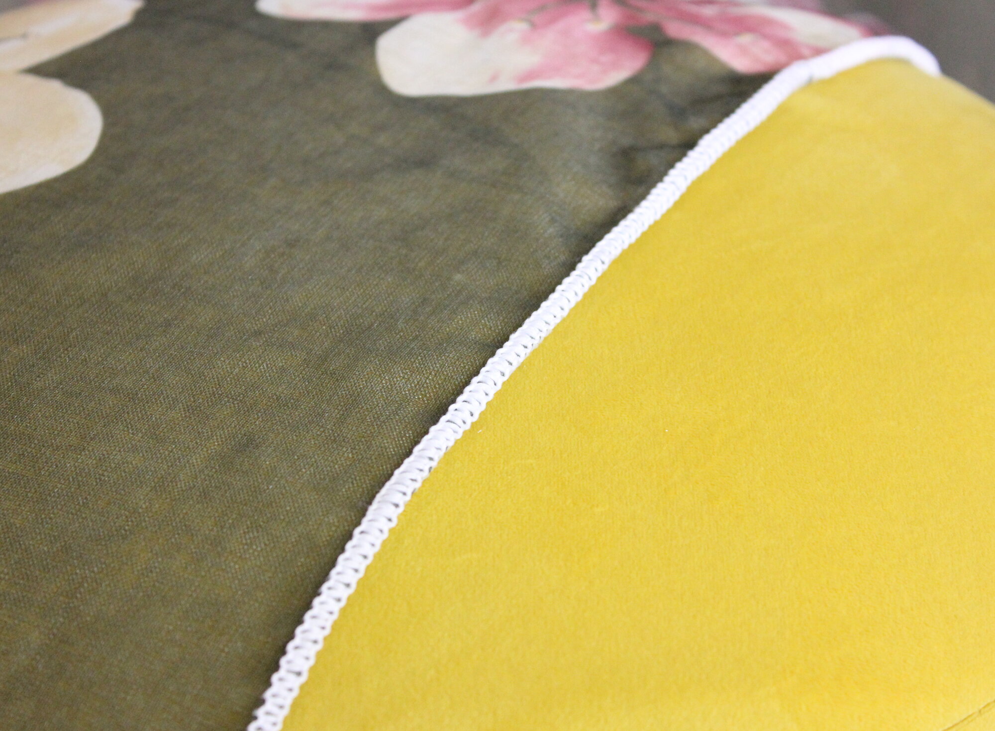 Тюль "Декотекс" Адела, 150x230 см, искусственный лён, полупрозрачный, зеленый — фото 1