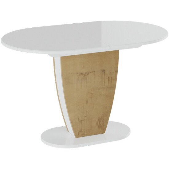 Стол обеденный Трия Монреаль Тип-1 Стол обеденный Белый глянец/бунратти