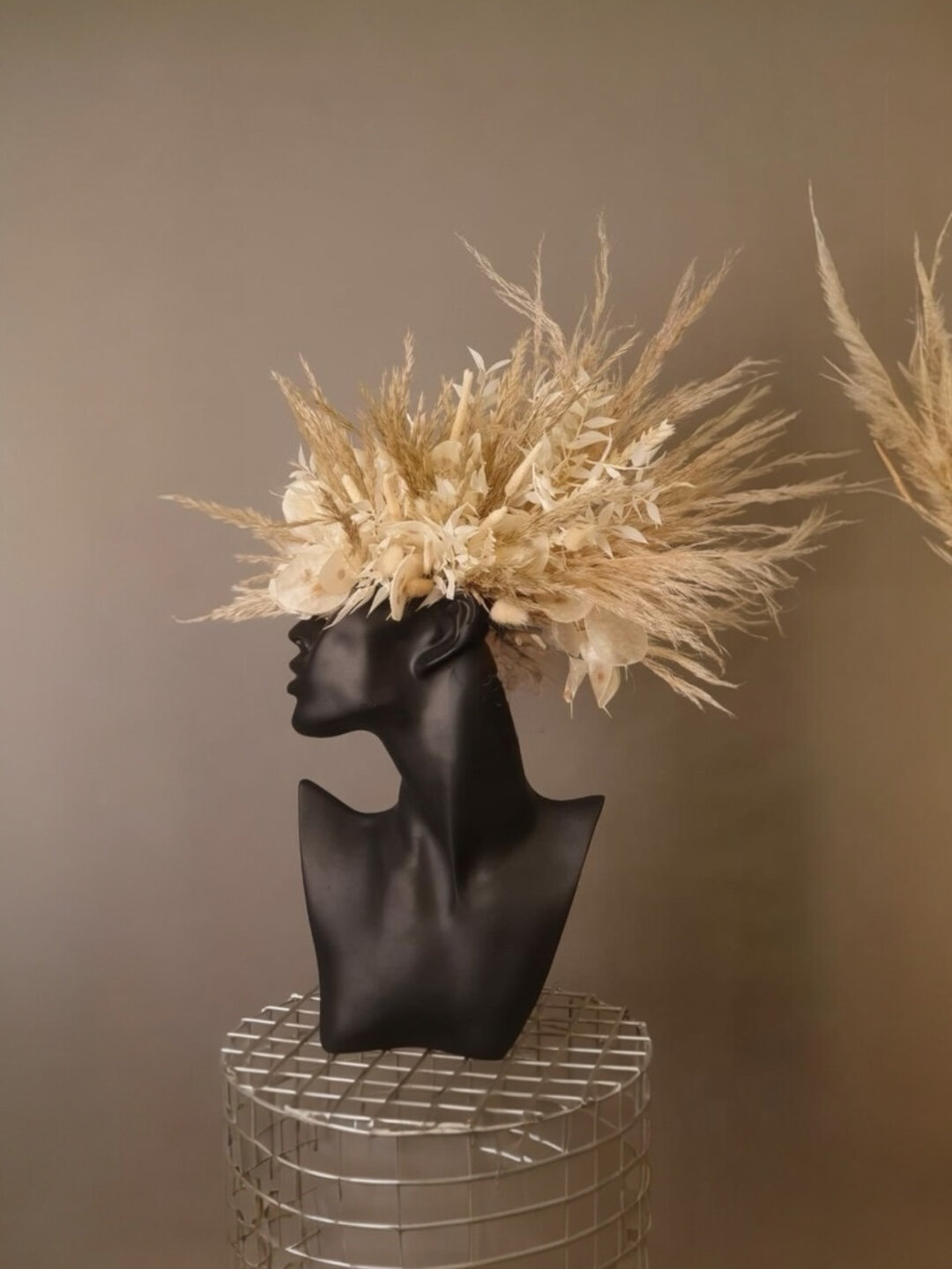 Интерьерная статуэтка "Силуэт", хром, из гипса, ручная работа — фото 1