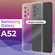 Ультратонкий силиконовый чехол для телефона Samsung Galaxy A52 / Самсунг Галакси...