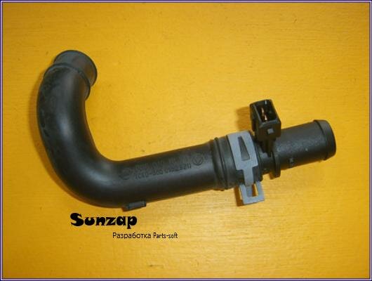 фото SSANG YONG 6650102371 Патрубок SSANGYONG Actyon Sports (10-), Kyron (08-) (D20) вентиляции картерных газов впускной OE
