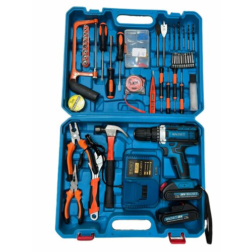 Шуруповерт с набором инструментов 8000₽