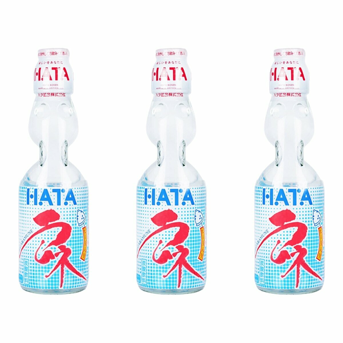 Напиток газированный Ramune оригинальный Hata Kosen, 200 мл х 3 шт