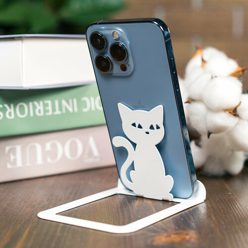 Подставка для телефона 720-259W Котик 380₽